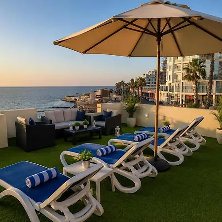 Spacious Bugibba Seafront 3br Free Parking Free Wifi St. Paul's Bay